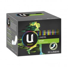 U by Kotex 高洁丝U牌 卫生护垫 运动款 30片装 独立小包装 不含荧光剂